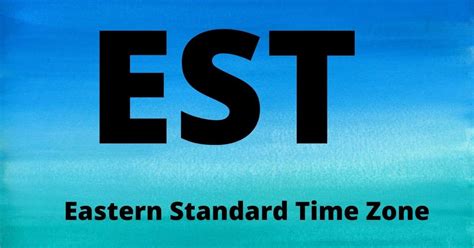 time est